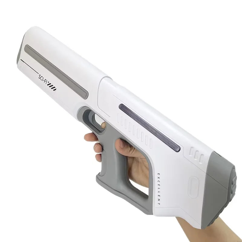 Pistolet à Eau Électrique LED – Rechargeable, Haute Pression