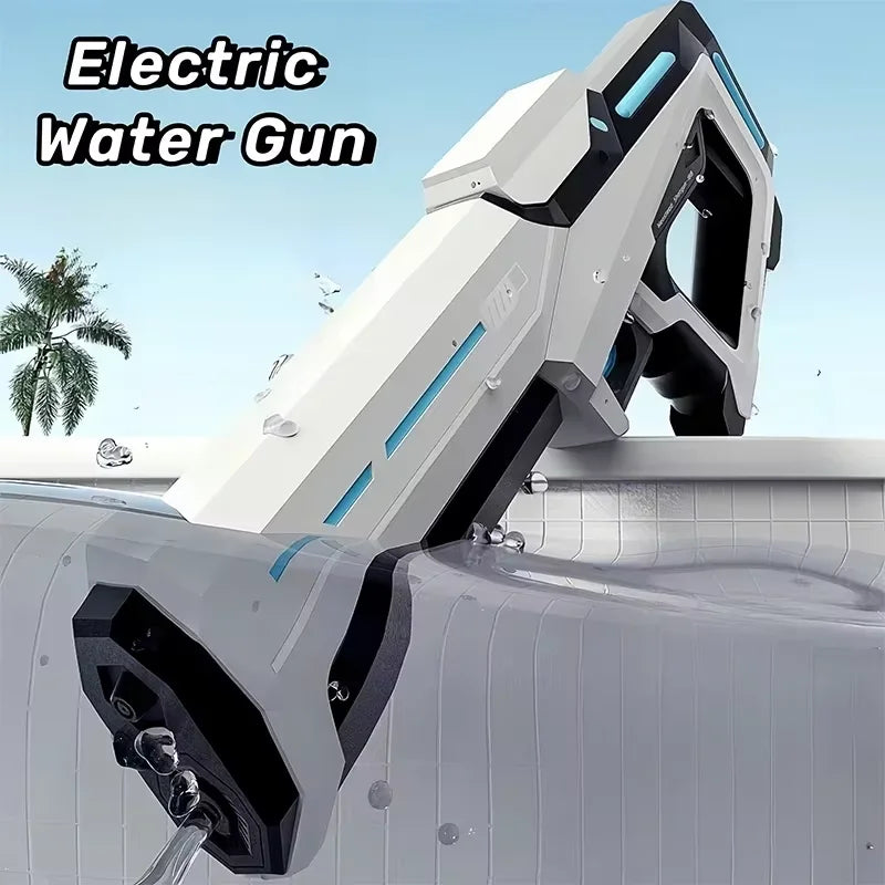 Pistolet à Eau Électrique LED – Rechargeable, Haute Pression