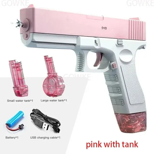 Pistolet à Eau LED Rechargeable – L’Arme Ultime de l'Été !